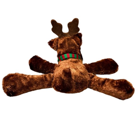 Hallmark Rodney Reindeer Plush Red Green Scarf 11 Inch Stuffed Animal Christmas - Picture 4 of 8